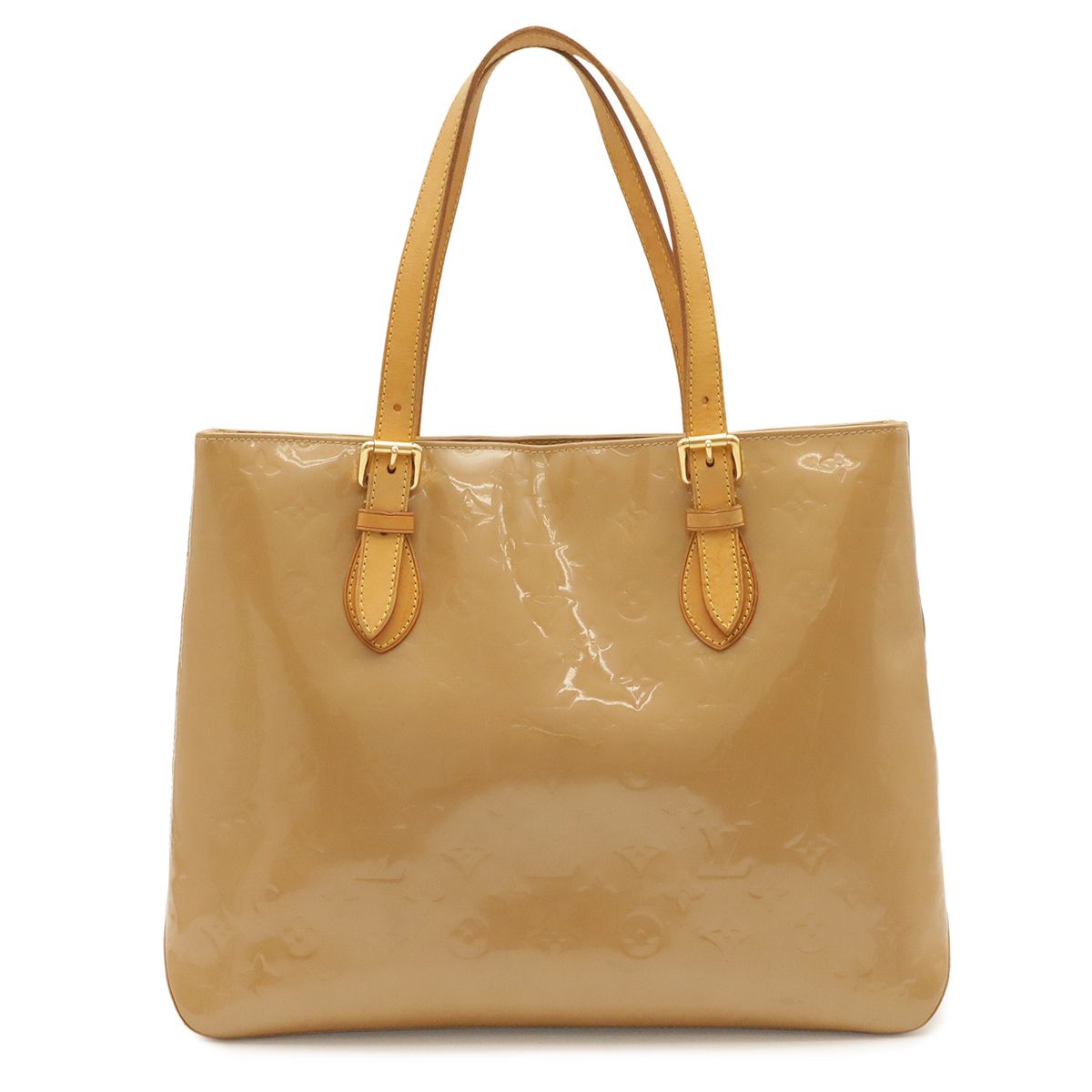 Louis Vuitton Monogram Vernis Brentwood Tote Bag Shoulder Patent Leather