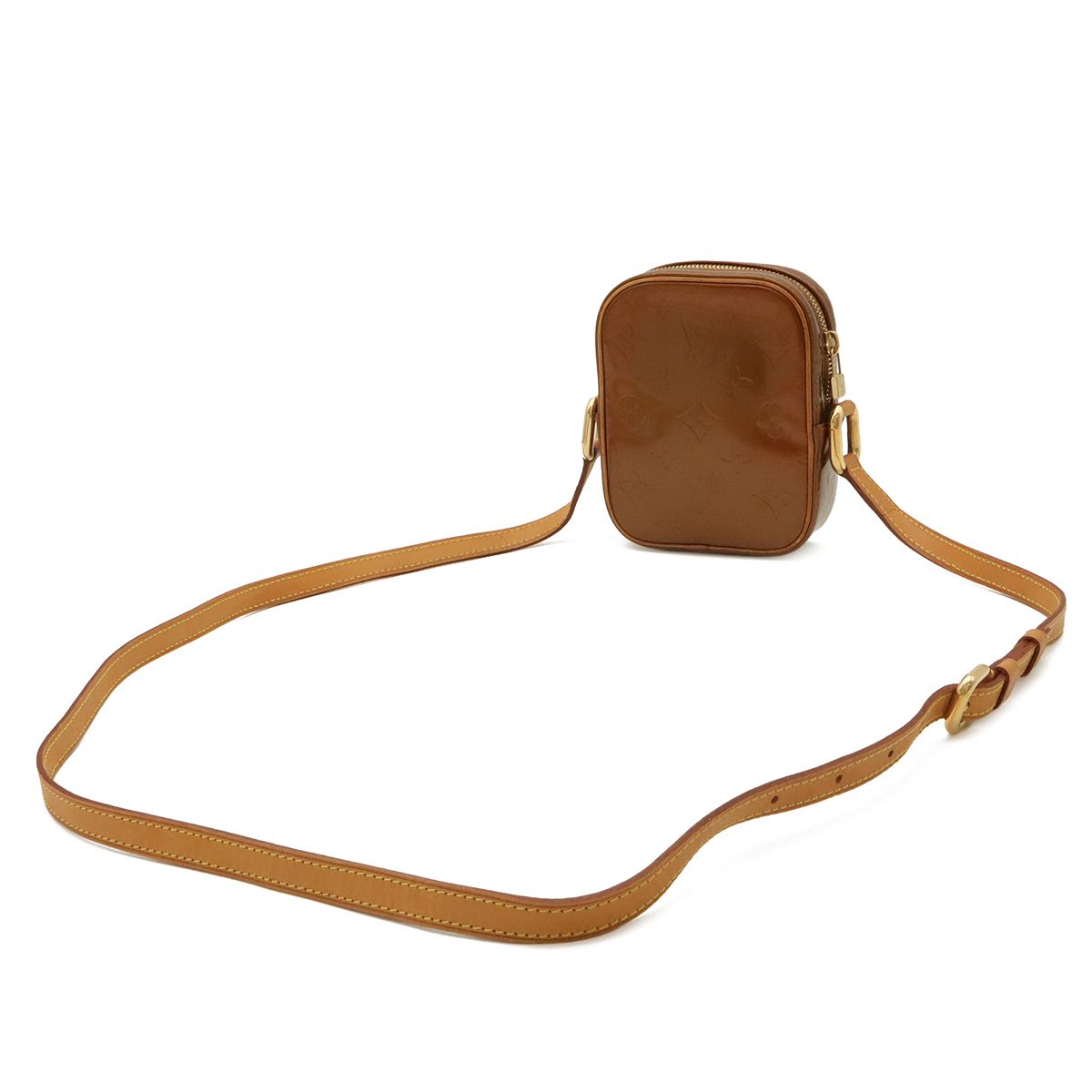 Louis Vuitton Monogram Vernis Christie PM Shoulder Bag Pochette Crossbody — view 2