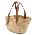 Loewe Basket Bag Medium Handbag Palm Leaf Leather Natural Tan Brown — view 2