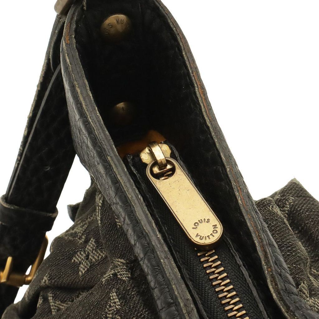 Louis Vuitton Monogram Denim S Shoulder Bag Noir Black — view 6