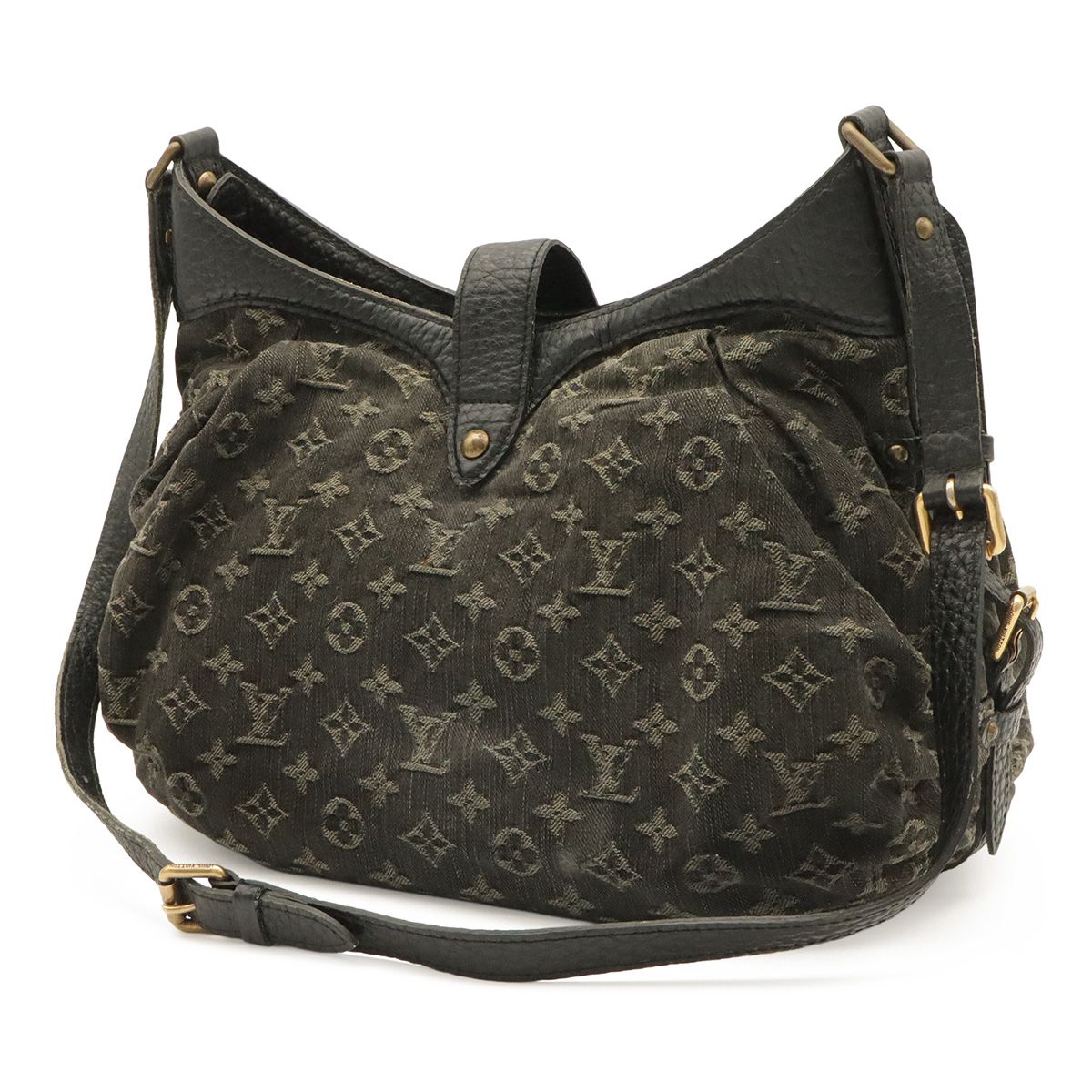 Louis Vuitton Monogram Denim S Shoulder Bag Noir Black — view 2
