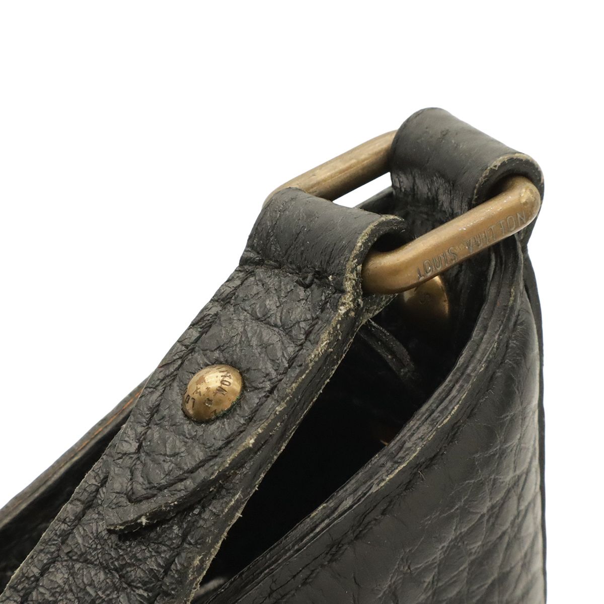 Louis Vuitton Monogram Denim S Shoulder Bag Noir Black — view 5