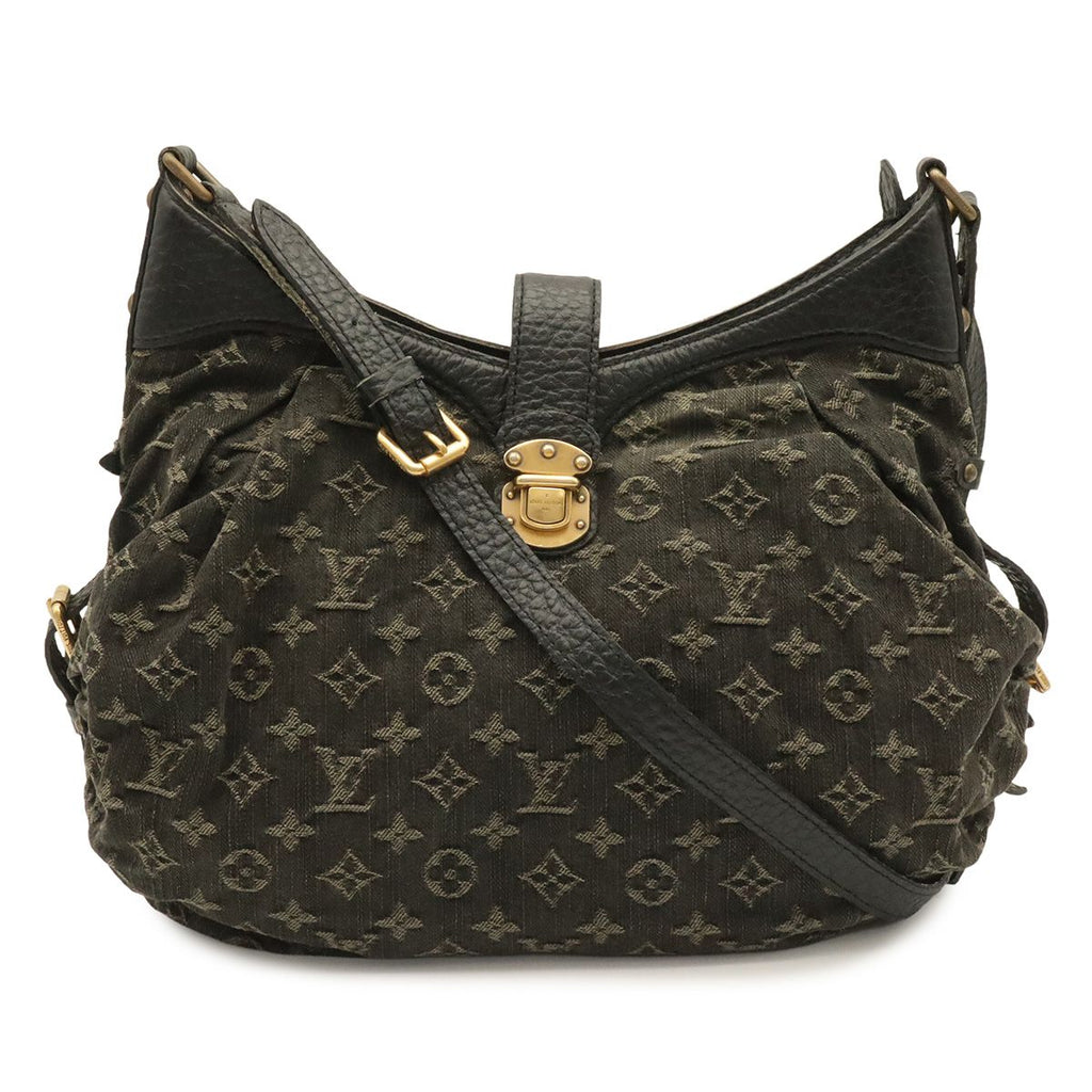 Louis Vuitton Monogram Denim S Shoulder Bag Noir Black