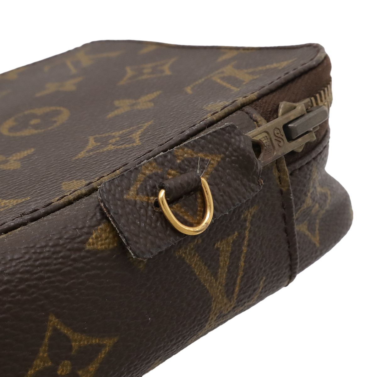 Louis Vuitton Monogram Poche Monte Carlo Jewelry Case Makeup Pouch — view 4