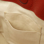 Gucci GG Supreme Bosco Patch Applique Dog Tote 2-Way Shoulder Bag Beige Red Pink — view 8
