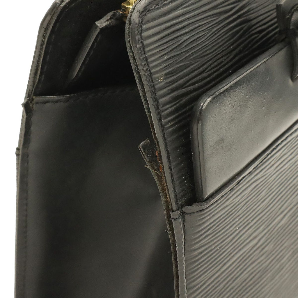 Louis Vuitton Epi Croisette PM Tote Shoulder Bag Leather Noir Black — view 4