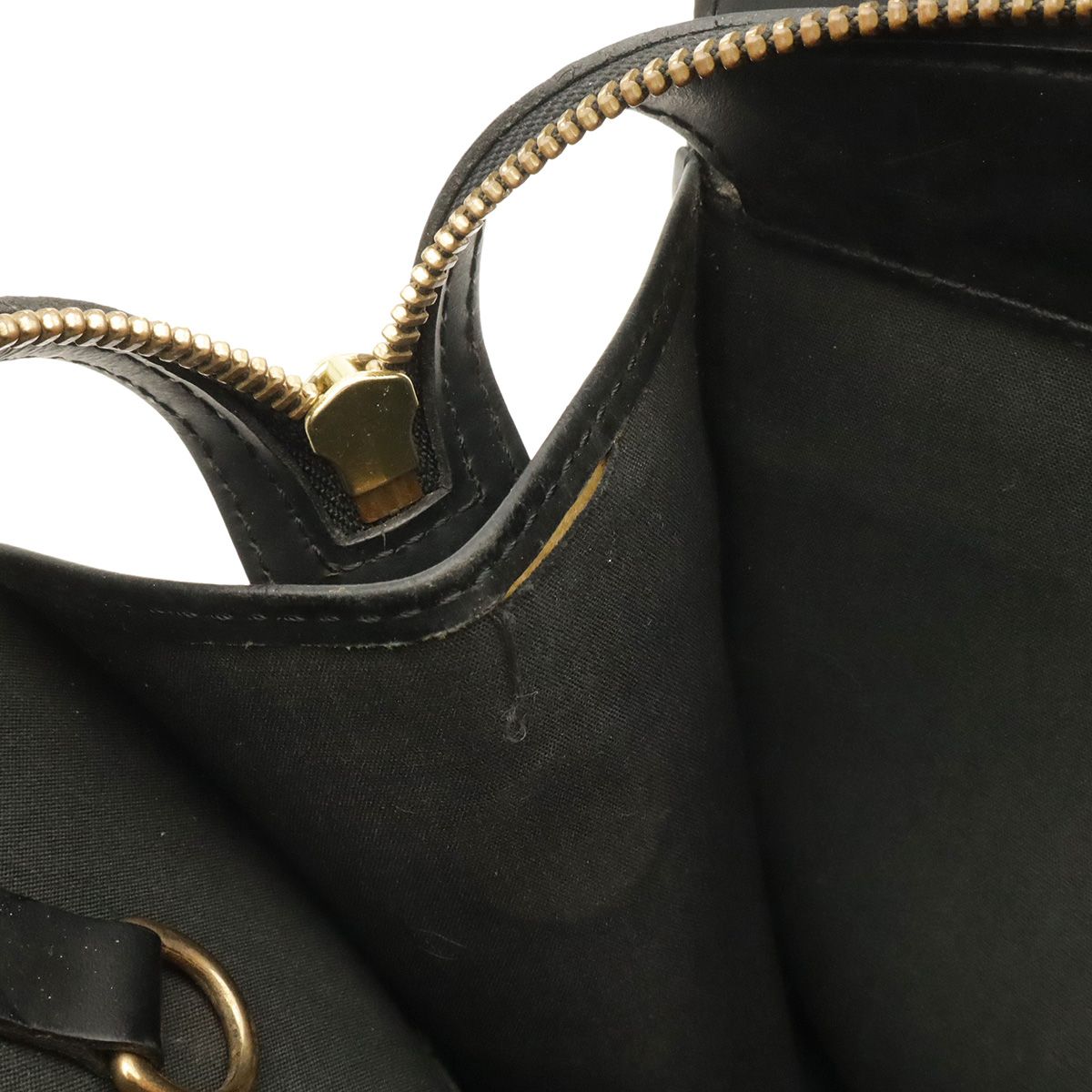 Louis Vuitton Epi Croisette PM Tote Shoulder Bag Leather Noir Black — view 8