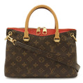 Louis Vuitton Monogram Pallas BB 2-Way Shoulder Bag Crossbody Leather Poppy