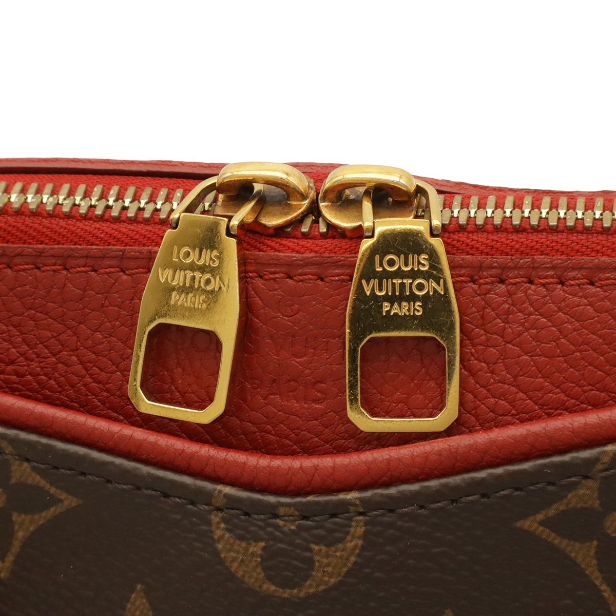 Louis Vuitton Monogram Pallas BB 2-Way Shoulder Bag Crossbody Leather Cerise Red — view 6