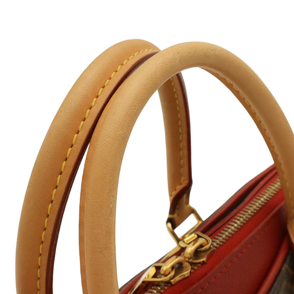 Louis Vuitton Monogram Pallas BB 2-Way Shoulder Bag Crossbody Leather Cerise Red — view 4
