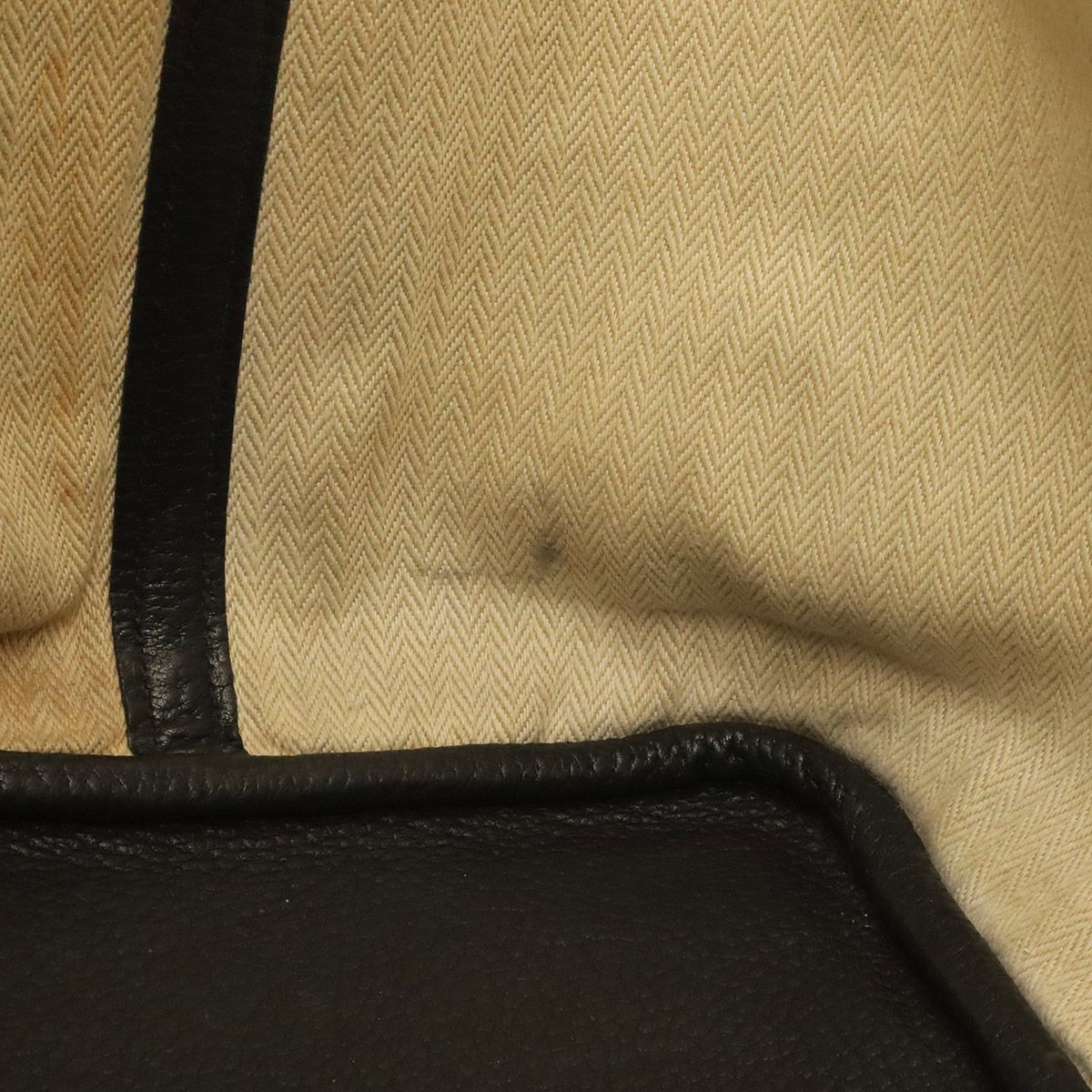 Hermes Garden Party PM Tote Bag Negonda Leather Black Silver — view 8