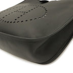 Hermes Evelyne I 1 GM Shoulder Bag Veau Epsom Black Silver — view 3