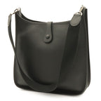 Hermes Evelyne I 1 GM Shoulder Bag Veau Epsom Black Silver — view 2