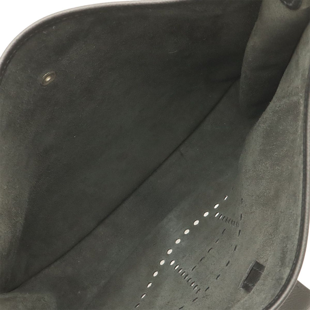 Hermes Evelyne I 1 GM Shoulder Bag Veau Epsom Black Silver — view 7
