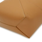 Loewe Puzzle Fold Tote Bag Mini 2-Way Shoulder Shiny Calfskin Warm Desert Camel — view 3