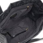 Chanel New Travel Line Tote PM Shoulder Bag Nylon Jacquard Leather Black — view 6
