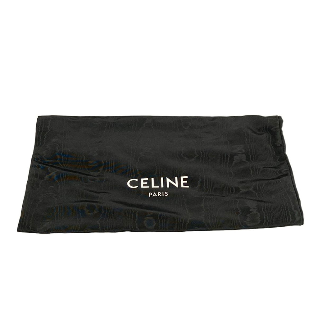 Celine Tote Bag Vertical Cabas White Black Brown Leather — view 8