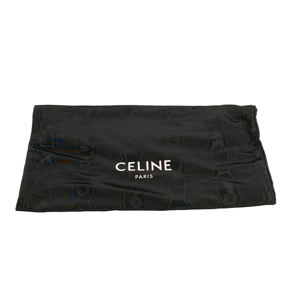 Celine Tote Bag Vertical Cabas White Black Brown Leather — view 8