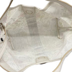 Gucci Tote Bag Giglio Small White &multicolor Mesh Flora Sherry Double G Leather — view 7