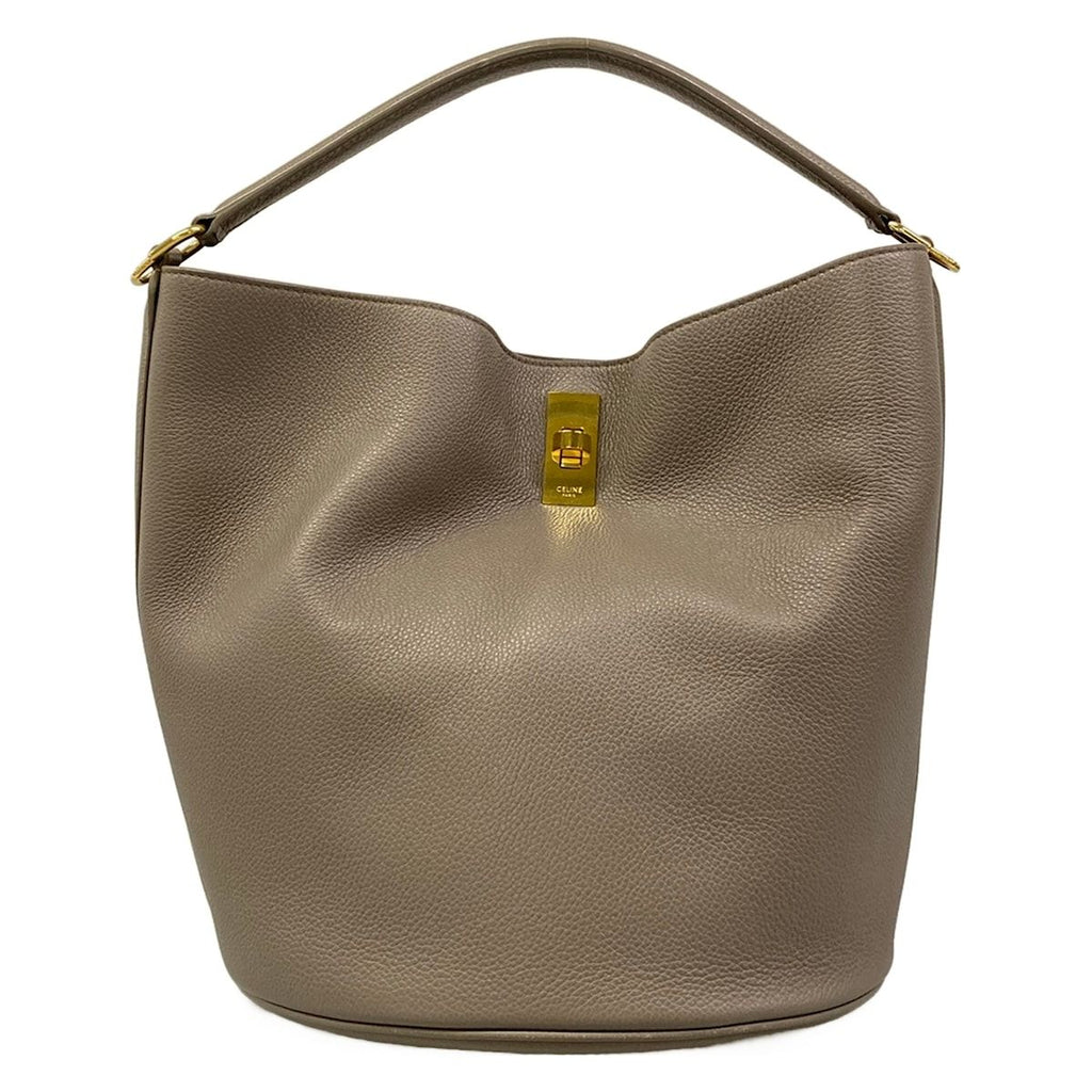 Celine Handbag Bag Gray Beige