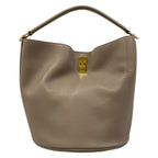 Celine Handbag Bag Gray Beige