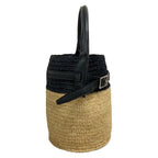 Celine Handbag Big Bag Nano Bucket Light Brown Black Basket Bag Leather — view 2