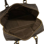 Loewe Handbag Amazona 36 Dark Brown Tortoiseshell Bijou Leather — view 7