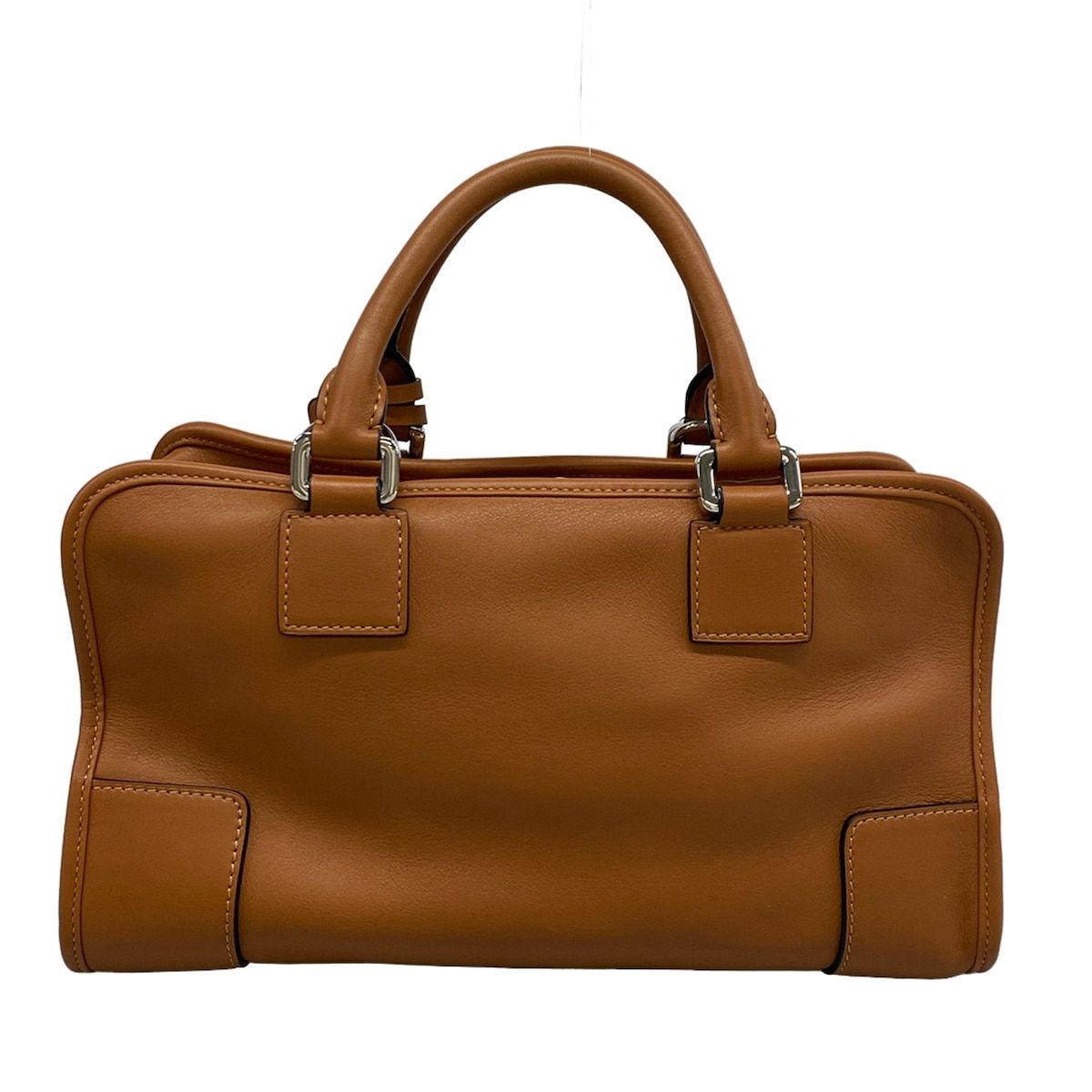 Loewe Handbag Amazona 28 352.30 Brown Leather — view 3