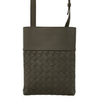 Bottega Veneta Shoulder Bag Intrecciato Gray Leather — view 3