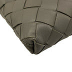 Bottega Veneta Shoulder Bag Intrecciato Gray Leather — view 6