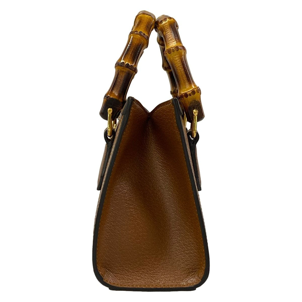 Gucci Handbag Diana Brown GG Marmont Leather — view 4