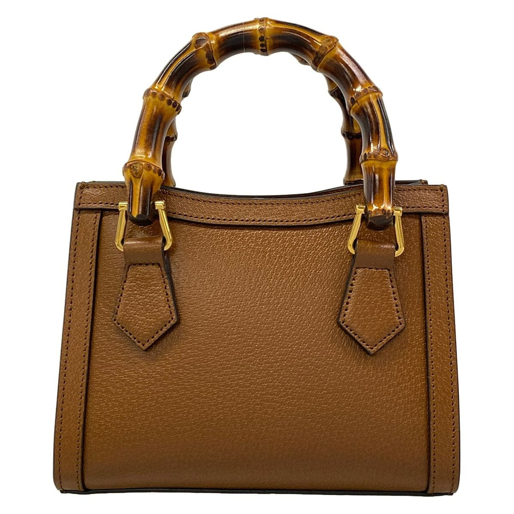 Gucci Handbag Diana Brown GG Marmont Leather — view 3