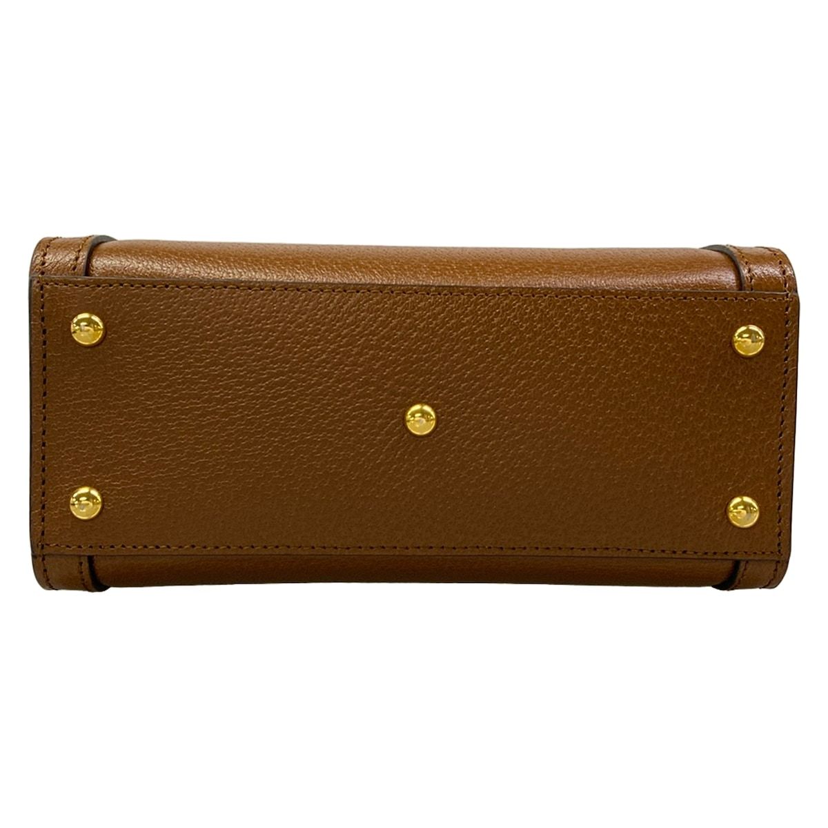 Gucci Handbag Diana Brown GG Marmont Leather — view 5