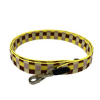 Hermes Shoulder Strap Bandouliere Sangle Maxi Quadrille 25 Yellow Light Pink