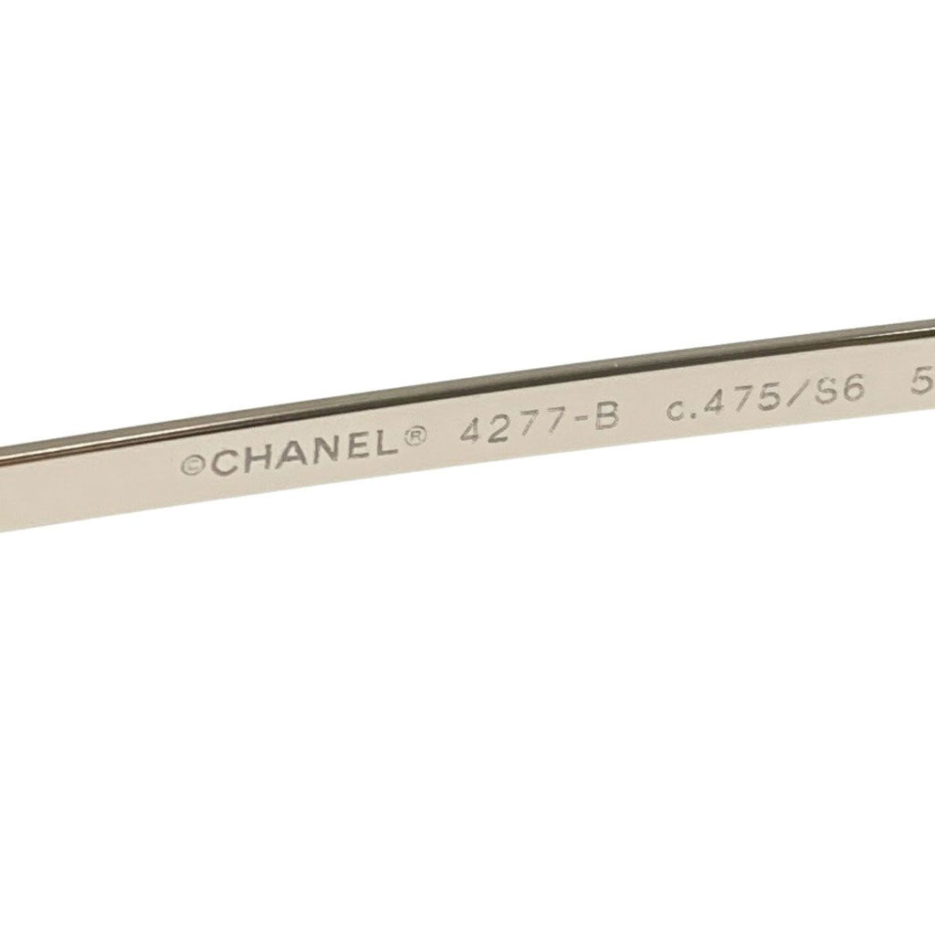 Chanel Rhinestone Sunglasses Acetate Metal Eyewear — view 8