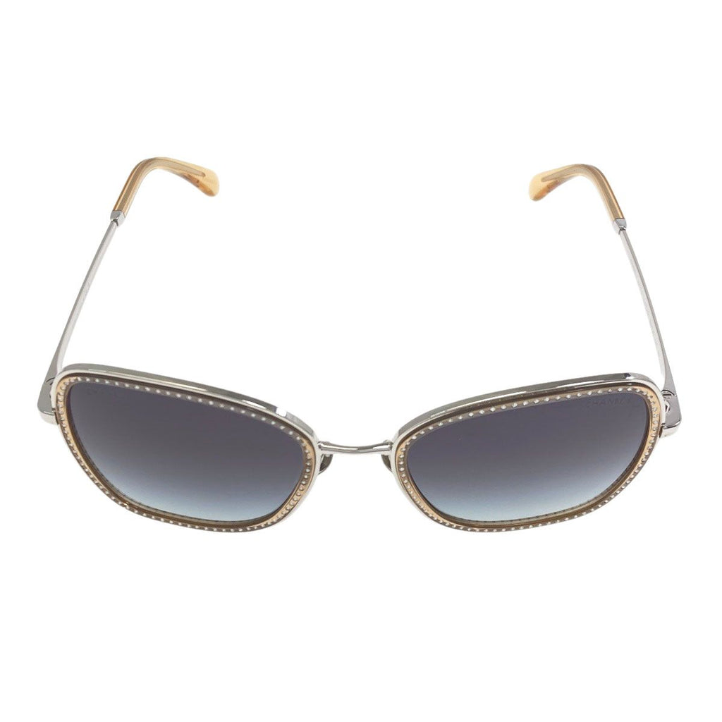 Chanel Rhinestone Sunglasses Acetate Metal Eyewear — view 2