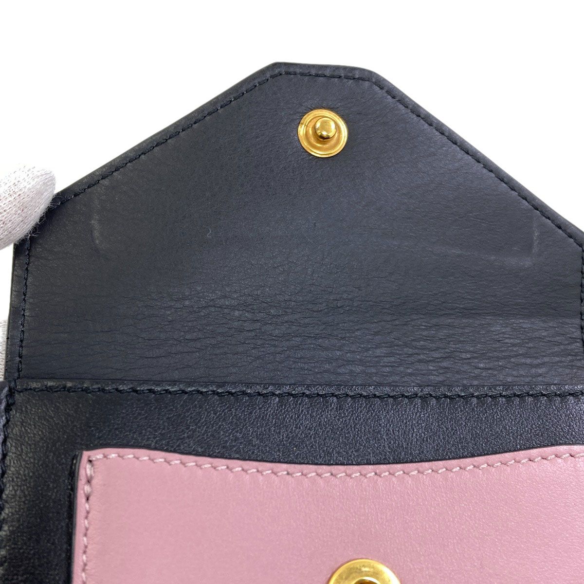 Celine Trifold Dead Card Case Leather — view 7
