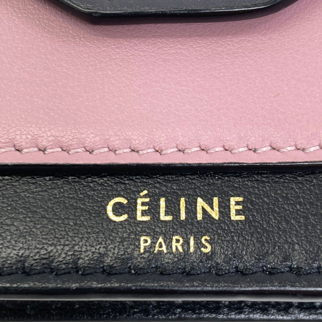 Celine Trifold Dead Card Case Leather — view 5