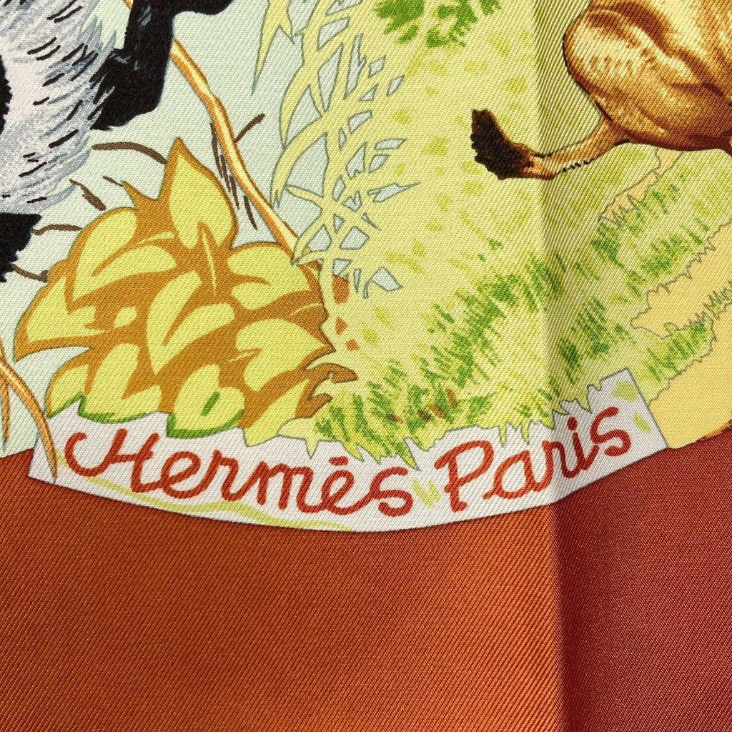 Hermes Carre 90 Africa Scarf Silk — view 4