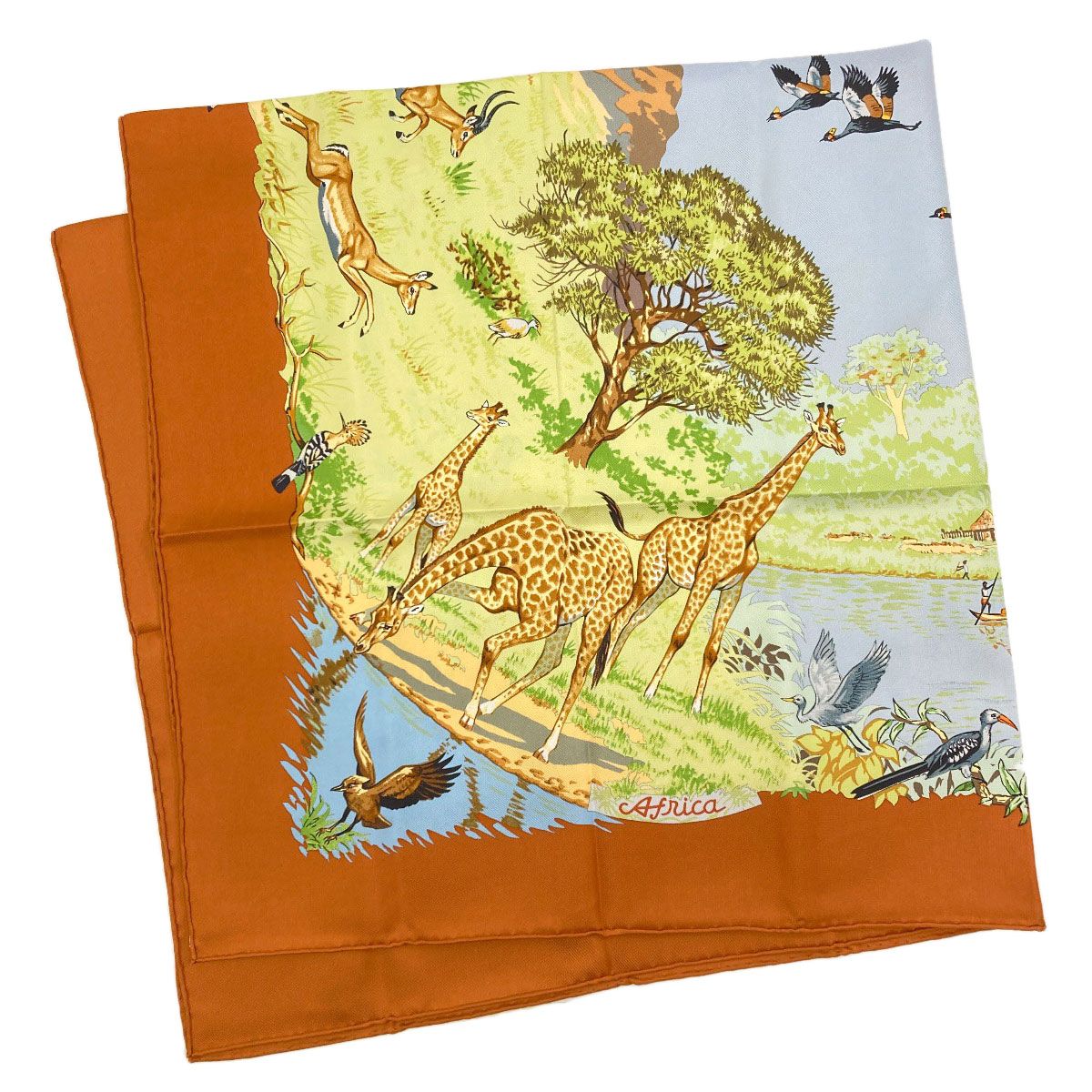 Hermes Carre 90 Africa Scarf Silk — view 2