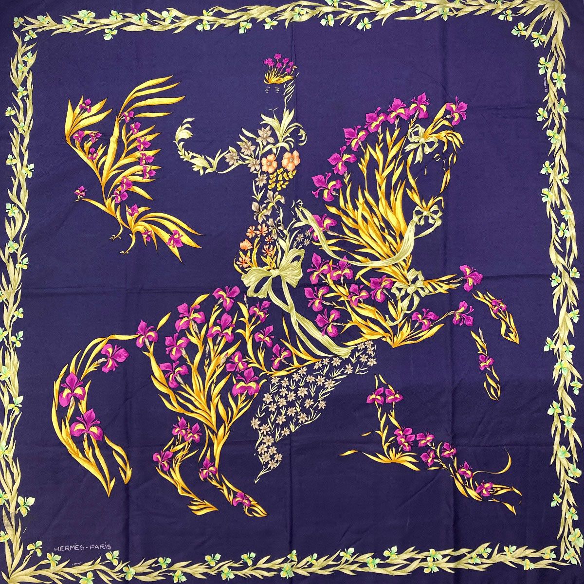 Hermes Carre 90 Scarf Silk — view 3