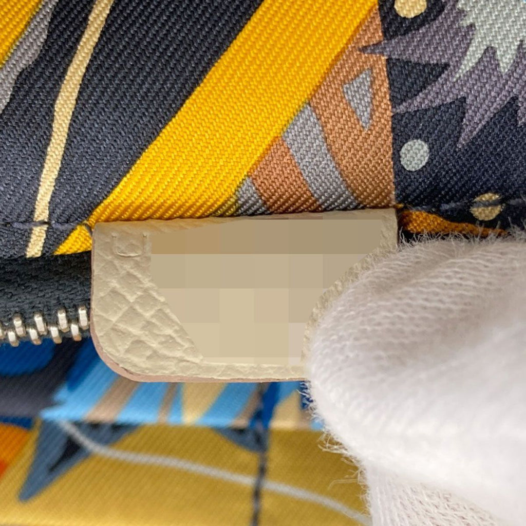 Hermes Azap Silk'in Long Silver Wallet Epsom — view 7