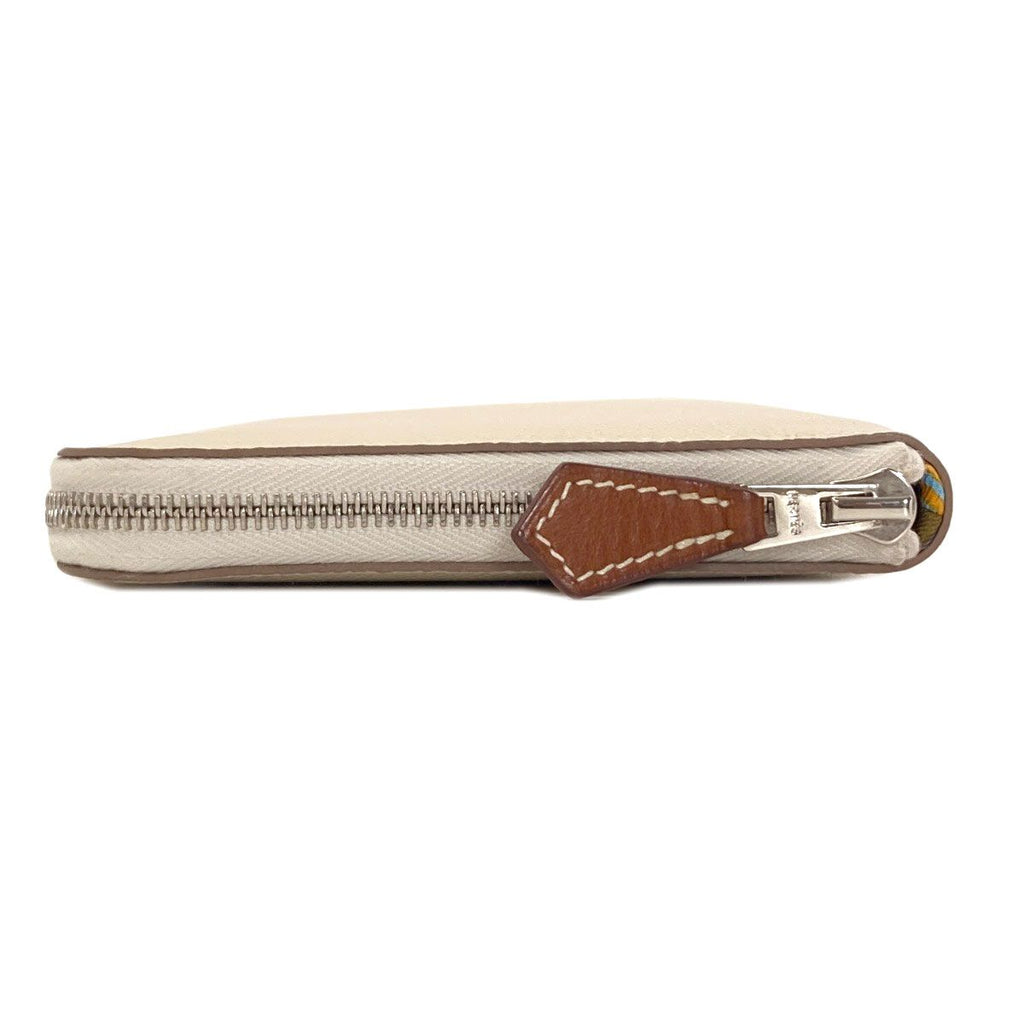 Hermes Azap Silk'in Long Silver Wallet Epsom — view 3