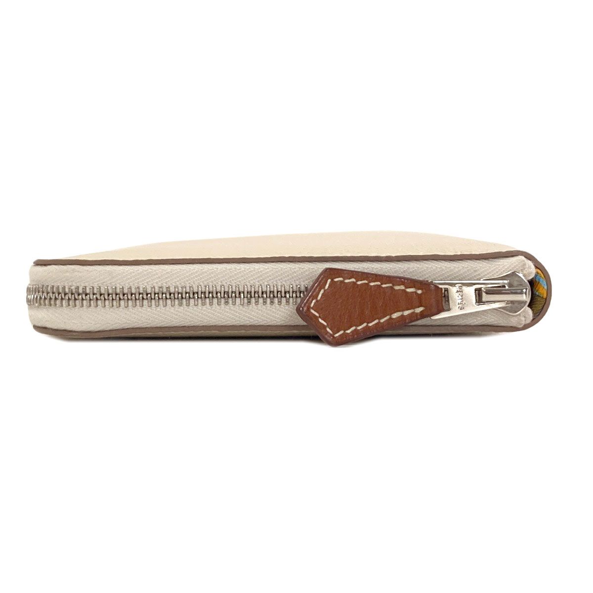 Hermes Azap Silk'in Long Silver Wallet Epsom — view 3