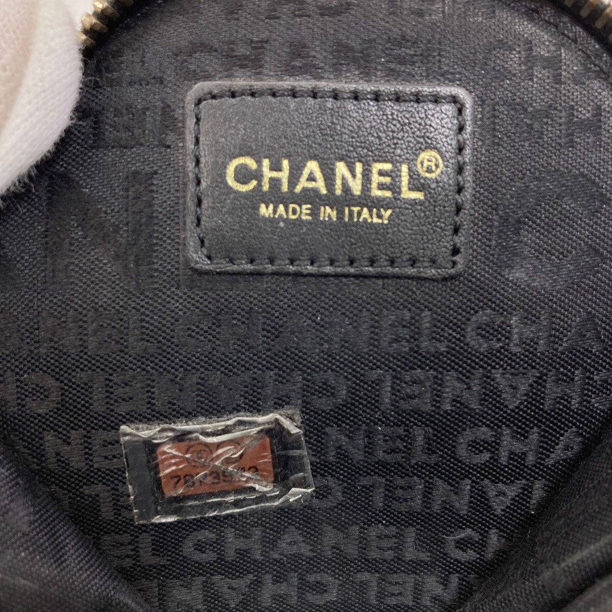 Chanel Camellia Gold Coin Purse Calfskin — view 5