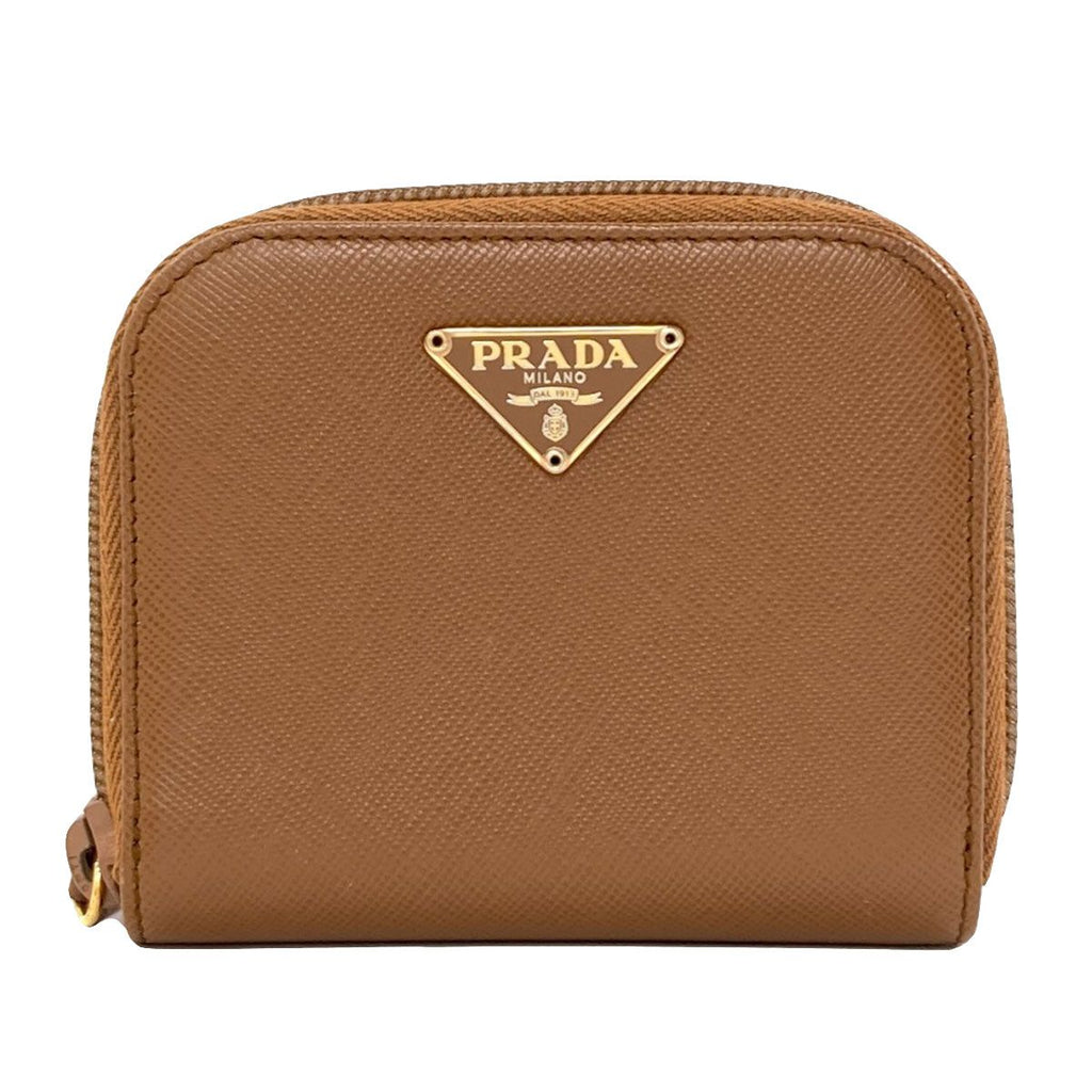 Prada Logo Coin Purse Saffiano