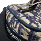 Dior Handbag Oblique Embroidered Travel Vanity Bag Medium Canvas — view 8