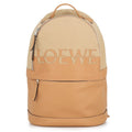 Loewe Backpack Round Calfskin Canvas Beige