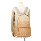 Loewe Backpack Round Calfskin Canvas Beige — view 4