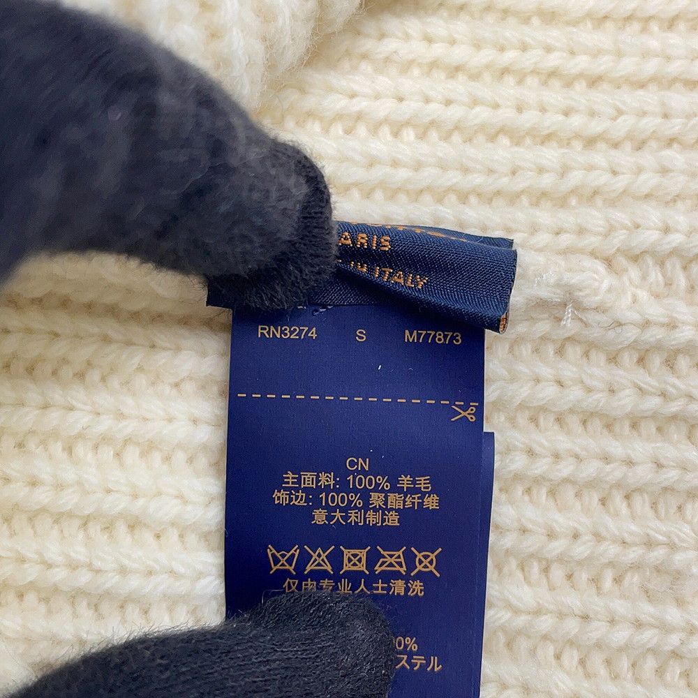 Louis Vuitton Knit Hat Beanie LV Head Line Wool Hat — view 7
